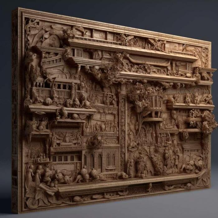 نموذج ثلاثي الأبعاد لآلة CNC 3D Art 